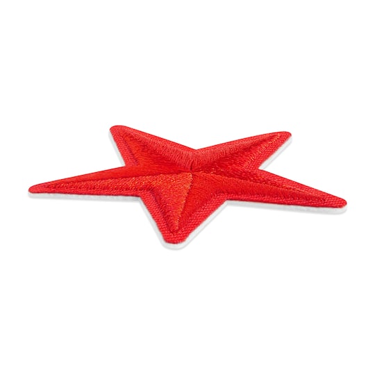 Embroidered Star Iron-On & Adhesive Patch by Make Market®